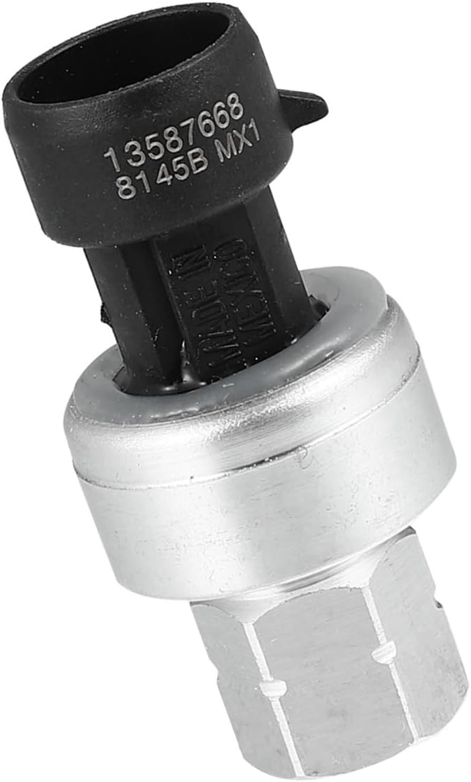 Partuto 13587668 A/C Pressure Sensor Switch 22634172 Air Conditioner Clutch Cycle Switch OE for GMC Sierra for Pontiac for Buick Replacement - Image 1